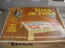 VINTAGE IDEAL TOSS ACROSS GAME 1969 IN BOX