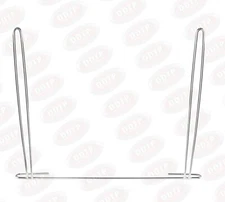 Anti-Sail Bracket Chrome for Mud Flap 21" x 24"