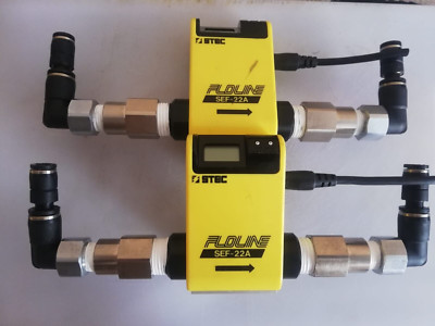 2pcs STEC Flowline SEF-22A Mass Flow Controller Flowline 100 LM Air