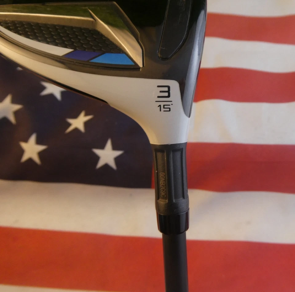 MINT TaylorMade SIM MAX # 3 Fairway Wood 15* Aldila ROGUE 70 Stiff Flex - Image 2 of 4