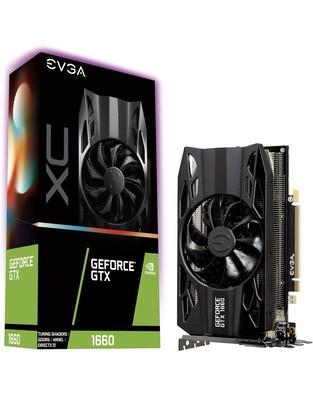EVGA GeForce GTX 1660 XC 6GB GDDR5 Gaming OC GPU 06G-P4-1163-KR PCIe