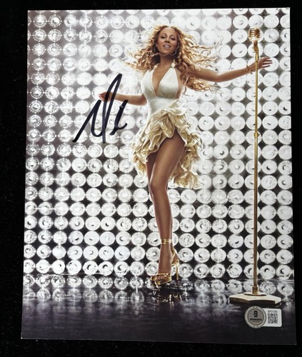 Mariah Carey Signed 8x10 photo Beckett BAS COA Autograph #BP01299 Hot Sexy
