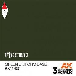 ACRILICO MODELLISMO AK INTERACTIVE GREEN UNIFORM BASE