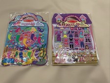 Melissa  Doug Dress Up  Mermaid Puffy Sticker Play Set 141 Reusable Stickers