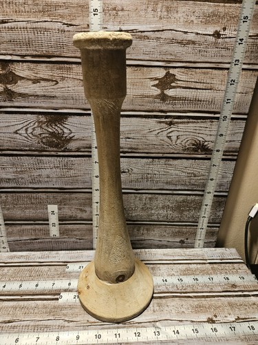 Wooden Candle Stick Holder Decor 14 Inches Large - Picture 3 of 6