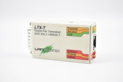 Lantronix LTX-T Twisted Pair Transceiver IEEE 802.3 10BASE-T