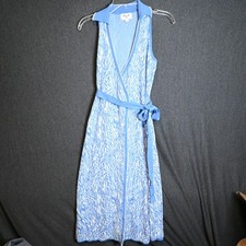 Diane von Furstenberg x Target Women's S Sea Twig Midi Wrap Sweater Dress