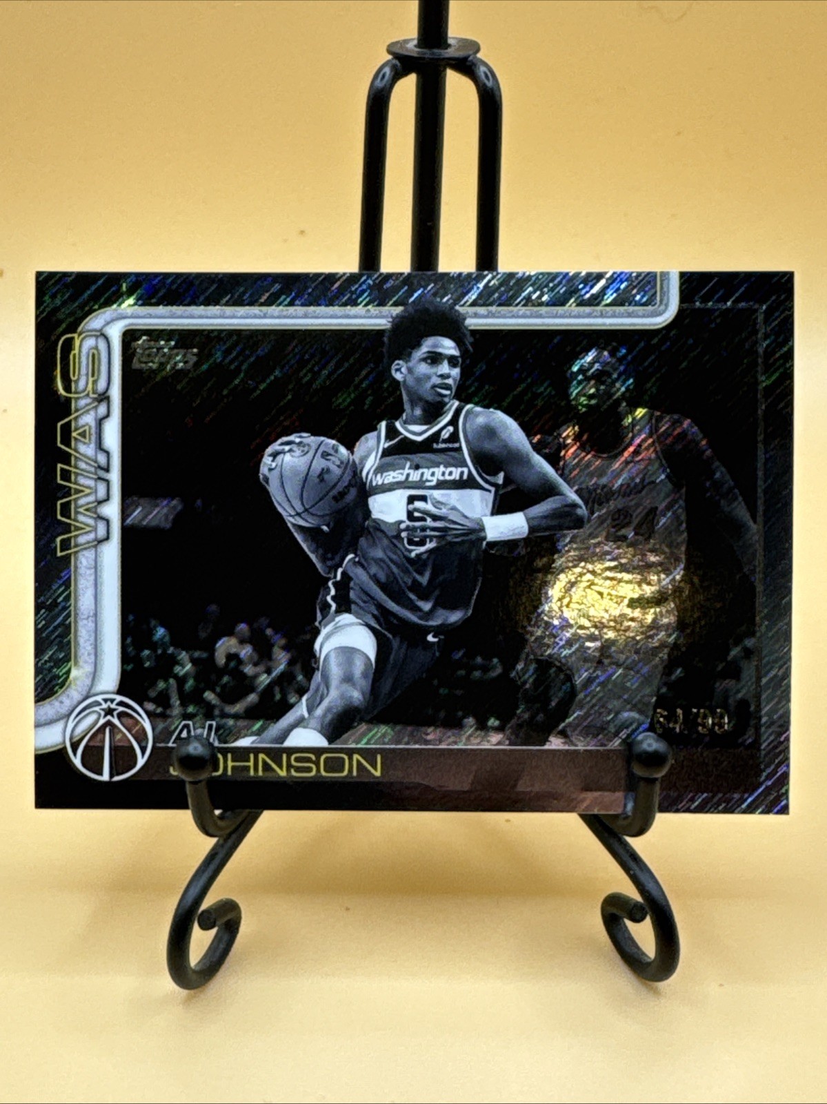 2025-26 Topps Blackout Surge AJ Johnson #99 Washington Wizards /99 SP