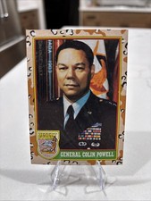 1991 Topps Desert Storm trading card #2 General Colin Powell
