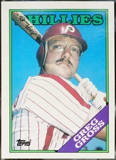 1988 Topps - Collector's Edition (Tiffany) Baseball Greg Gross #518 NM