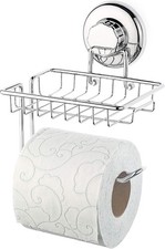 Wall Mount Tissue Roll Dispenser for Bathroom Kitchen Chrome , Stainless Steel