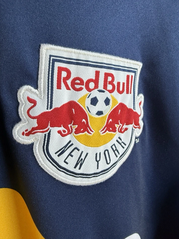 Camiseta de fútbol Adidas MLS NY Red Bulls para hombre grande Climacool usada en excelente estado Foto 3 de 4