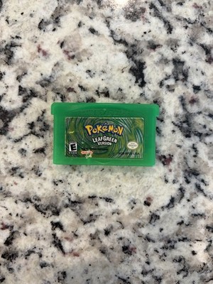 Pokémon Leaf Green Authentic Game Boy Advance GBA 2004 Tested Saves