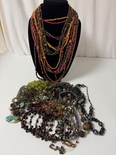 Lot Of Assorted Mix Of Costume Jewelry For Crafts  Jewelry Over 2 Lb
