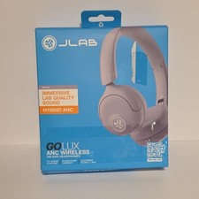 JLab Go Lux ANC Wireless Headphones Cloud White NEW, Box Damaged