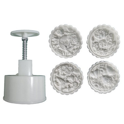 #ad Flower Bird Mooncake Mold Set 200g Mid Autumn Festival DIY Hand Pressure Mold $24.50