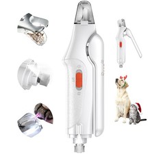 2-in-1 Dog Nail Grinder  Dog Nail Clippers Trimmers for Large Medium Small