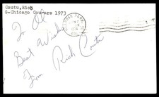 Richard Rich Coutu Cougars Stingers Hockey Signed Index Card Auto *CA7202