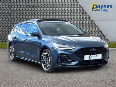 2024 Ford Focus ST-Line X Estate 1.0L 155PS Hybrid AUTO Chrome Blue PANORAMIC RF - Image 1 of 4