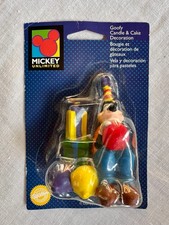 1996 Vintage Mickey Unlimited Candles & Cake Goofy Decoration Wilton