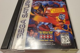 X-Men: Children of the Atom Sega Saturn Manual, Repro Back Artwork, Tested Works