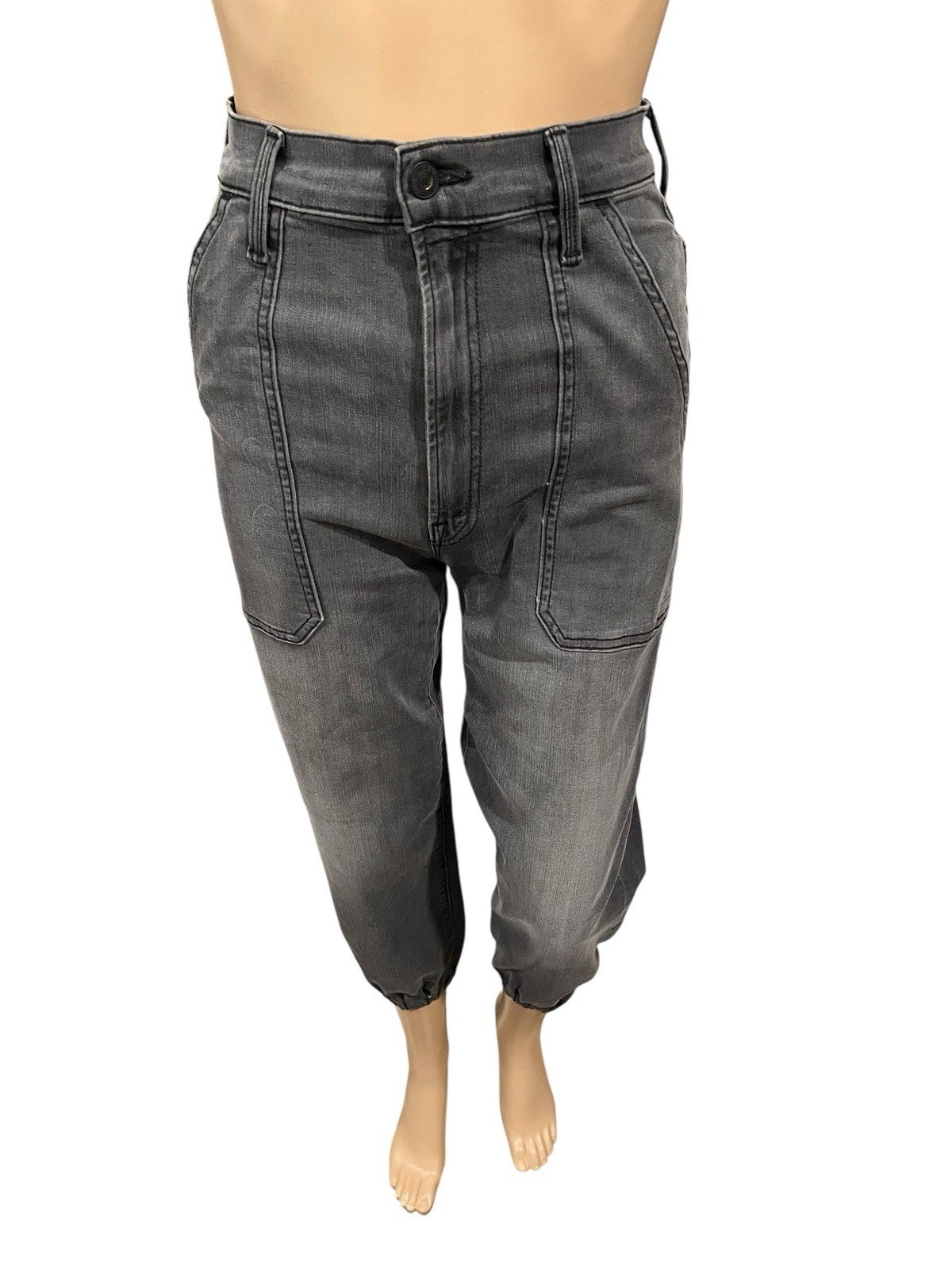 MOTHER The Wrapper Patch Springy Ankle Jeans in D… - image 2