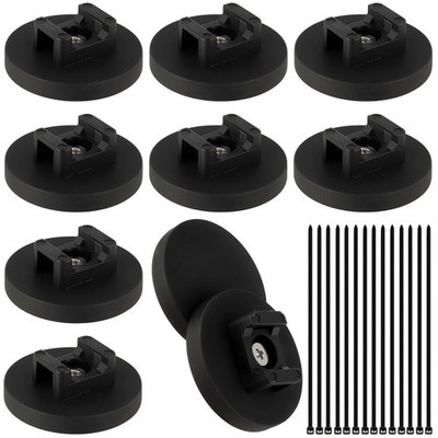 Magnetic Zip Tie Mount Wire Cable Holder, Include 10 Pcs 43mm Magnetic Cable ...