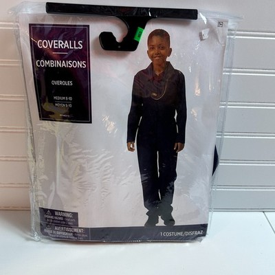 KBW Killer Coveralls Costume Child 8-10 Navy Blue Halloween Michael Myers