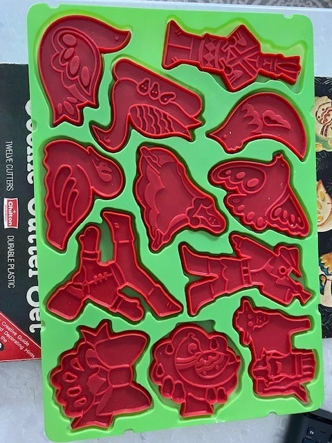 Juego de cortador de galletas vintage 1978 Chilton Los doce días de Navidad Foto 3 de 3