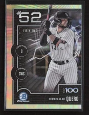 2025 Bowman #BTP-52 Edgar Quero Bowman Scouts Top 100 Chicago White Sox