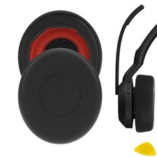 Geekria Protein Leather Ear Pads for Jabra Evolve2 55 Stereo Wireless Headphones