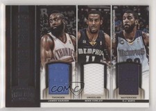 2012 Threads Triple Threats Materials James Harden Mike Conley OJ Mayo #13 01kv