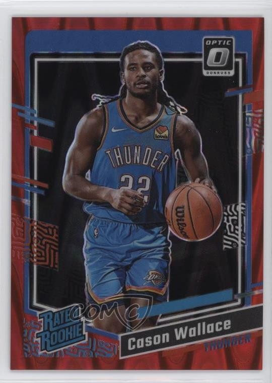 2023 Panini Donruss Optic Rated Rookie Red Seismic Prizm /130 Cason Wallace 1js1