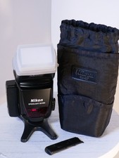 Nikon Speedlight SB-800 Flash w/5th Batt SD800  CASE Stand Diffuser TESTED- Exc