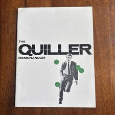 THE QUILLER MEMORANDUM Film Brochure 1966 with George Segal, Alec Guinness