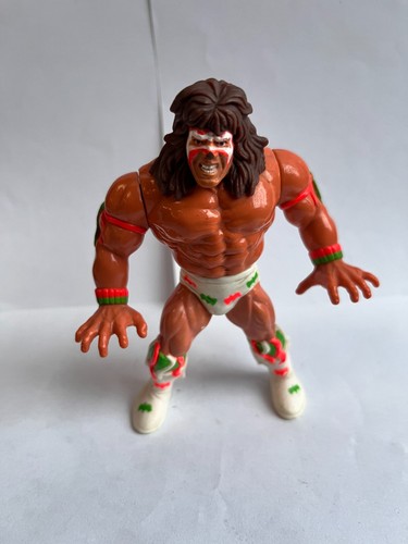 WWE THE ULTIMATE WARRIOR HASBRO WRESTLING TOY ACTI...