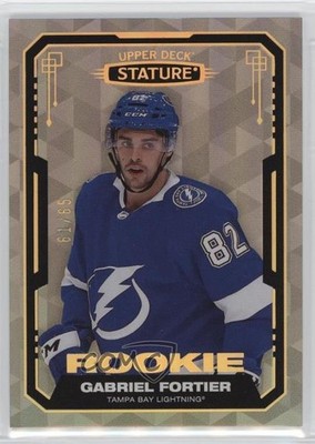2021-22 Stature Rookies Design Variant 61/65 Gabriel Fortier #172 Rookie RC 17kt