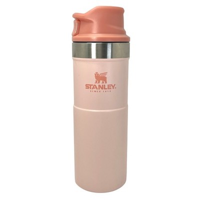 Stanley Limestone Pink Peach Stainless Steel Tumbler Travel Mug 16 oz