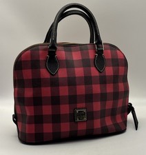 Dooney & Bourke Tucker Darcy Satchel Red/Black. NO CROSSBODY STRAP. EUC