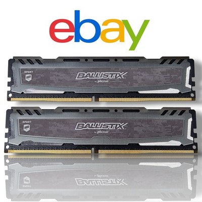    8GB (2x4GB) Crucial Ballistix Sport DDR4 2400MHz CL16 RAM Kit    #1887