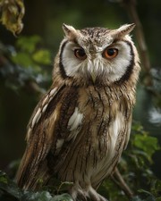 Owl Nature Bird Wall Art Print 8x10 Wildlife Decor - 260330218
