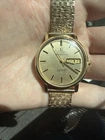 Vintage Omega Seamaster De Ville – 14K Gold & Bracelet – Tiffany & Co. Dial