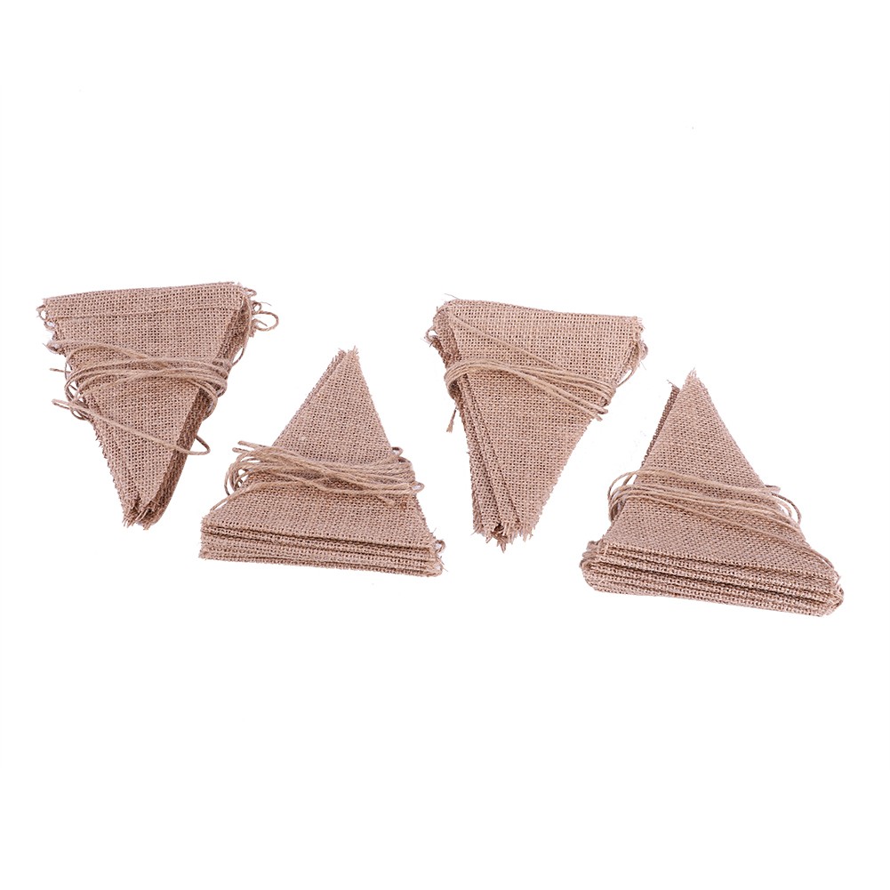 48pcs Linen Bunting DIY Party Decor Wedding Banner Recommended