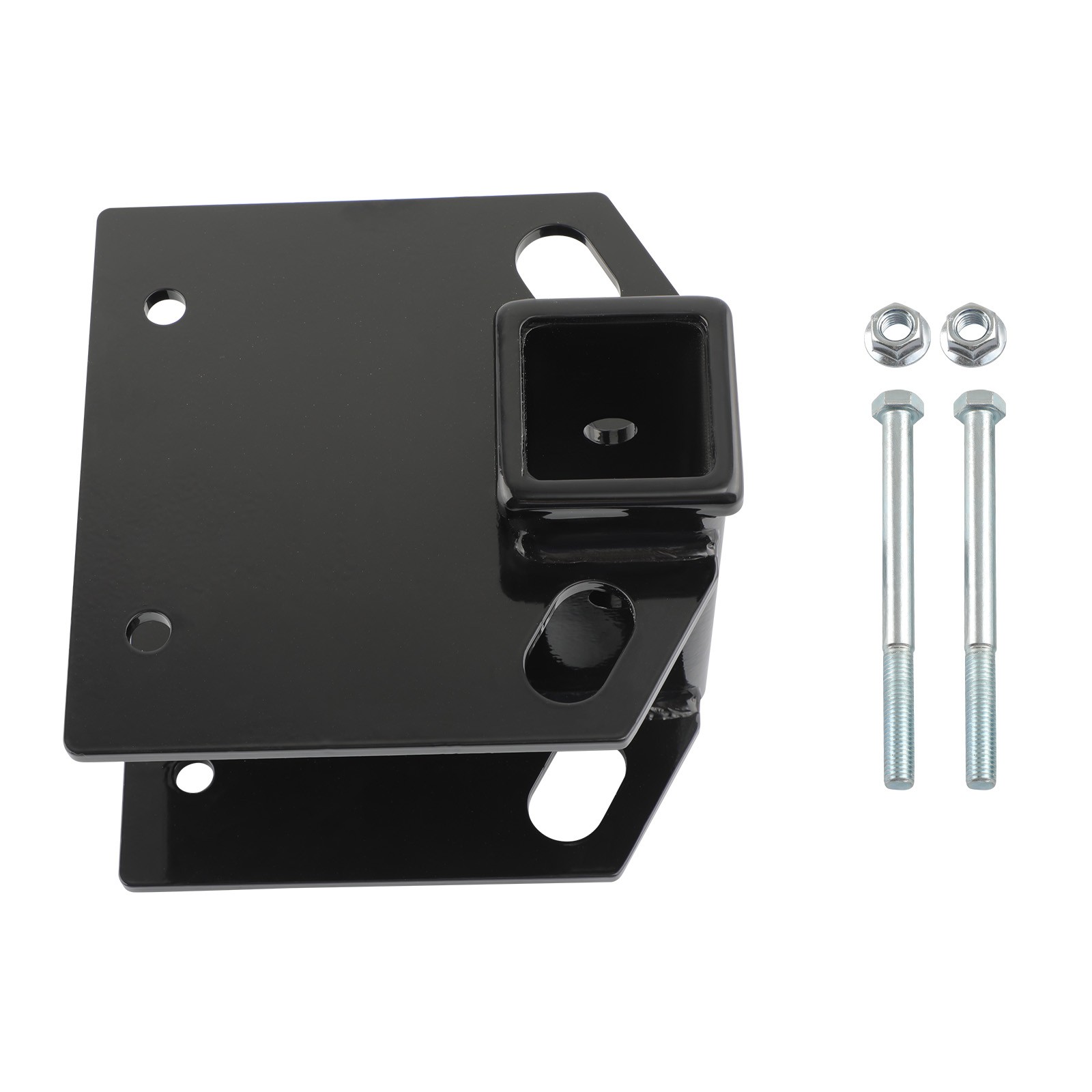 CNC Vehicle Bumper Tow Hitch Mount Square Behind RV Camper Trailer  2"" Receiver