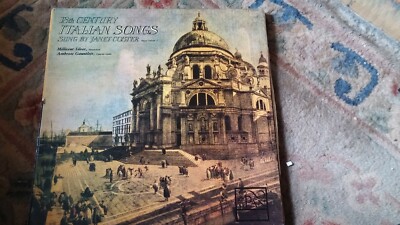 Janet Coster,''18th Century Italian Songs'' vinyl LP-PAN 6201