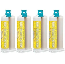 4 X 50ML VPS Bite Registration Material SUPER FAST Unflavored Set Dental PVS