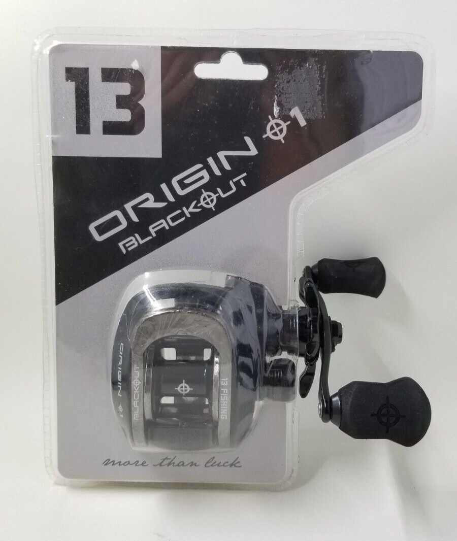 13 Fishing Origin Blackout 7.3:1 Right Hand Casting Reel OBO1-7.3-RH