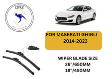 WIPER BLADES FOR MASERATI GHIBLI 2014 -2023  (M157)