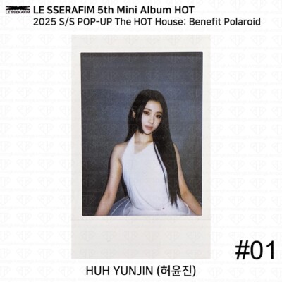 Le Sserafim 2025 S/S POP UP The Hot House MD Benefit Photocard