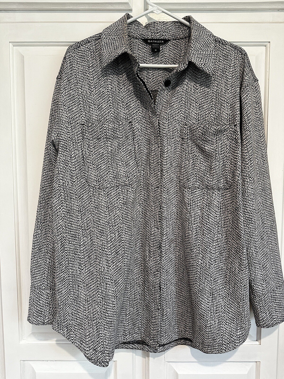 Athleta Size Medium Braiden Thick Shacket Shirt J… - image 1